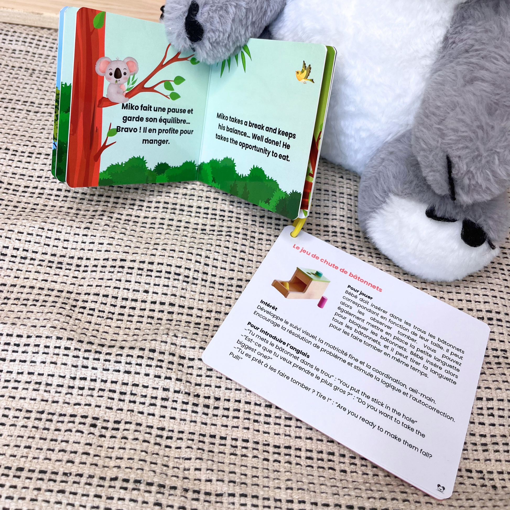 Box bébé montessori bilingue 9-12 mois